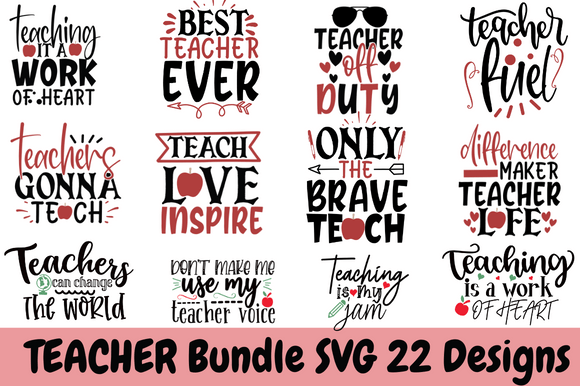 Download Teacher Bundle SVG - School Bundle SVG - Teacher bundle svg Collection