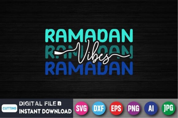 Download Ramadan Vibes Retro Groovy Shirt SVG - Premium Bundle