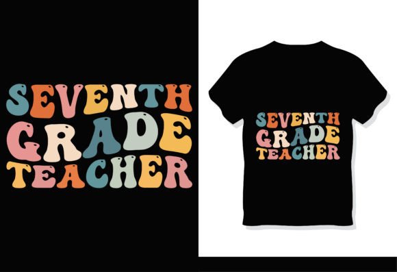 Download Seventh Grade Teacher Retro Groovy Shirt - Premium Resources